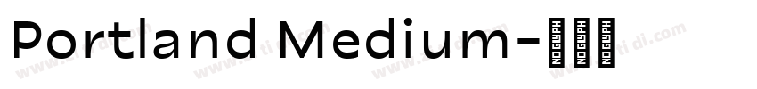 Portland Medium字体转换